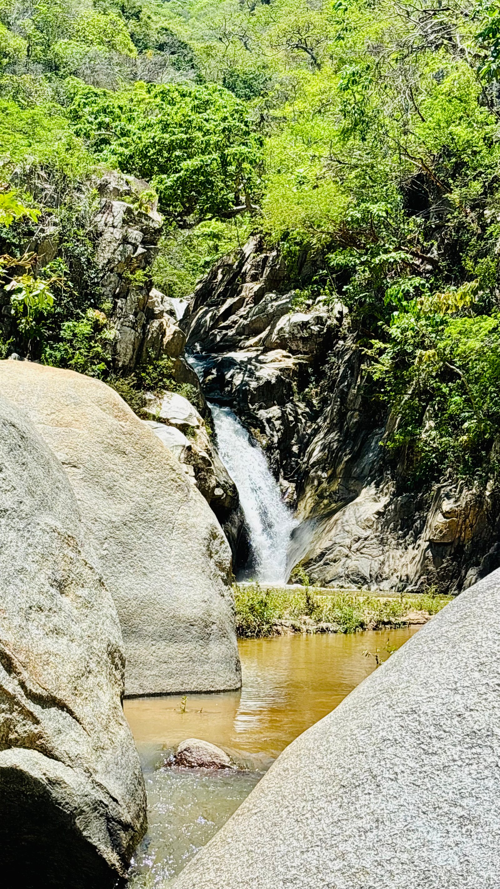 Hidden waterfall canyon